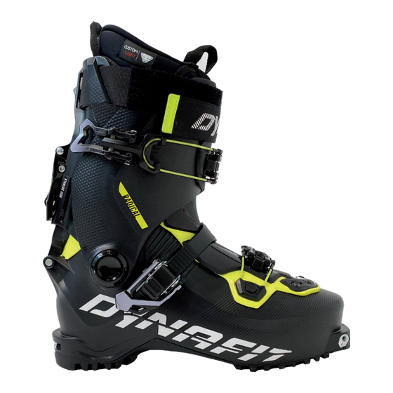 DYNAFIT RADICAL Bedienungsanleitung