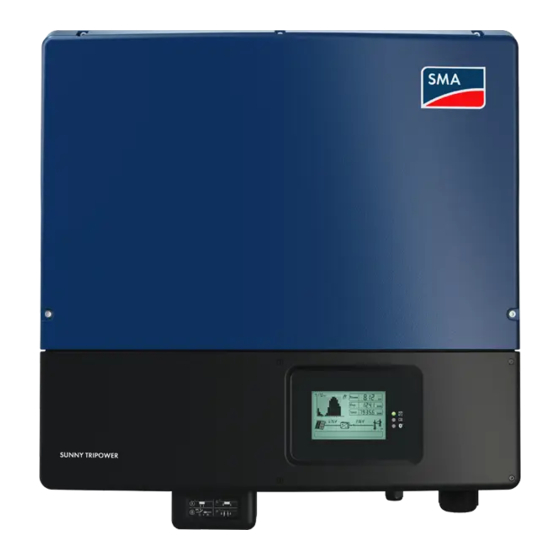 SMA SUNNY TRIPOWER 15000TL Bedienungsanleitung