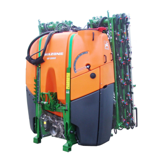 Amazone UF 1002 Betriebsanleitung