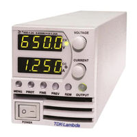 TDK-Lambda Z100-4.5-LAN Handbuch
