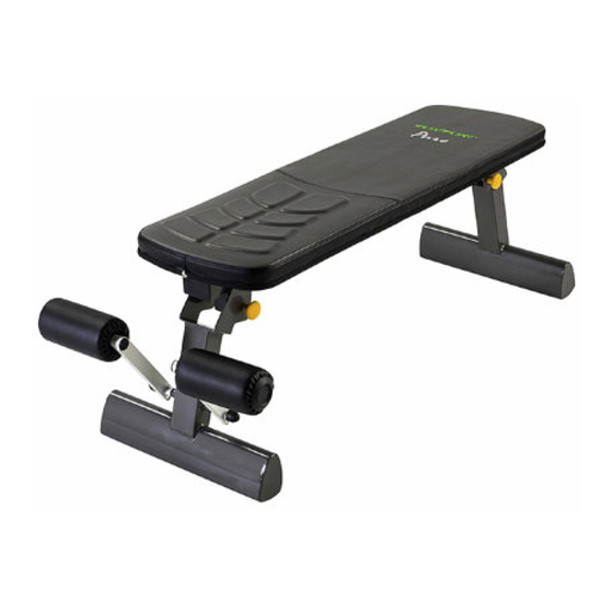 Tunturi Pure FLAT BENCH Betriebsanleitung