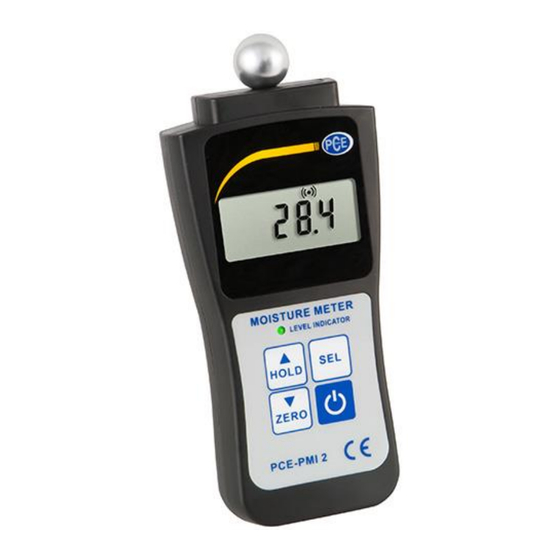 PCE Instruments PMI 2 Bedienungsanleitung