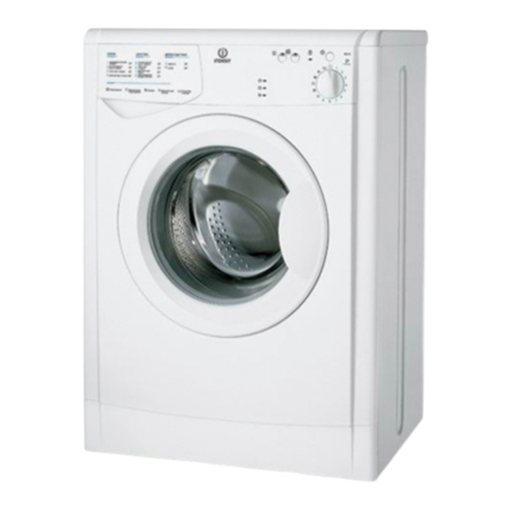 Indesit WIA 101 Bedienungsanleitungen