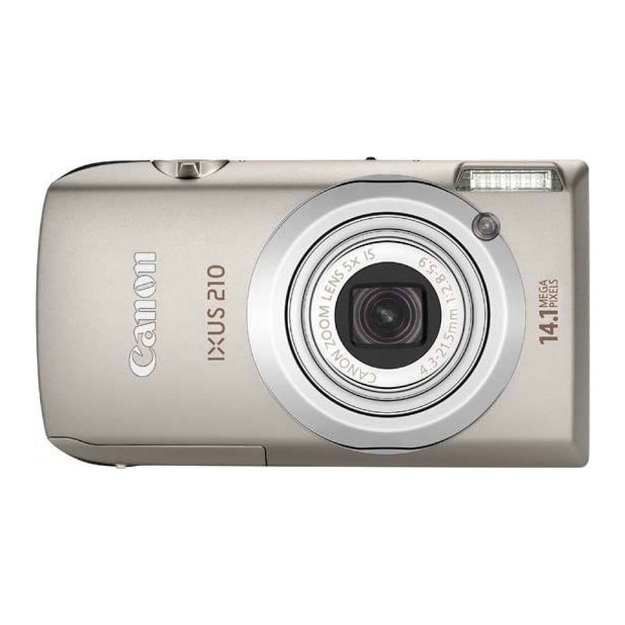 Canon IXUS 210 Benutzerhandbuch