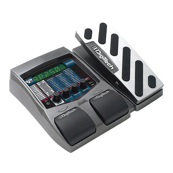 DigiTech RP250 Bedienungsanleitung