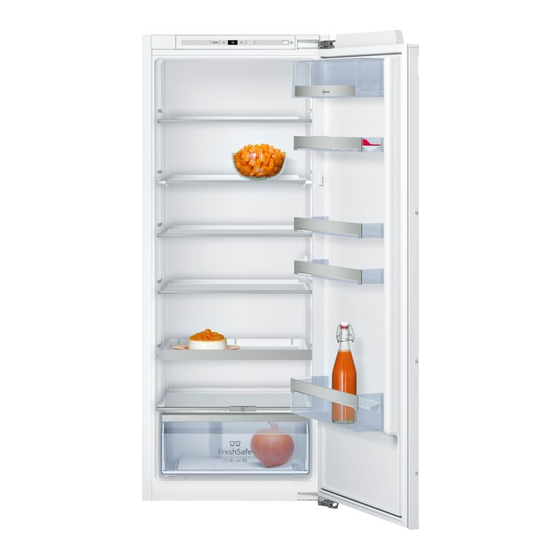 NEFF KI121 Serie Gebrauchsanleitung