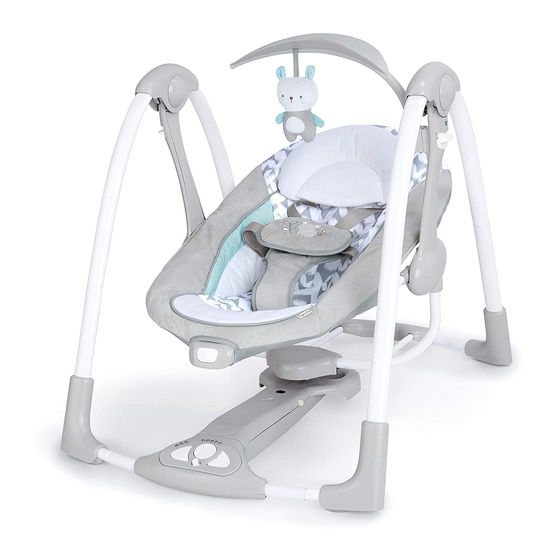 ingenuity ConvertMe Swing-2-Seat Portable Swing Raylan Bedienungsanleitung
