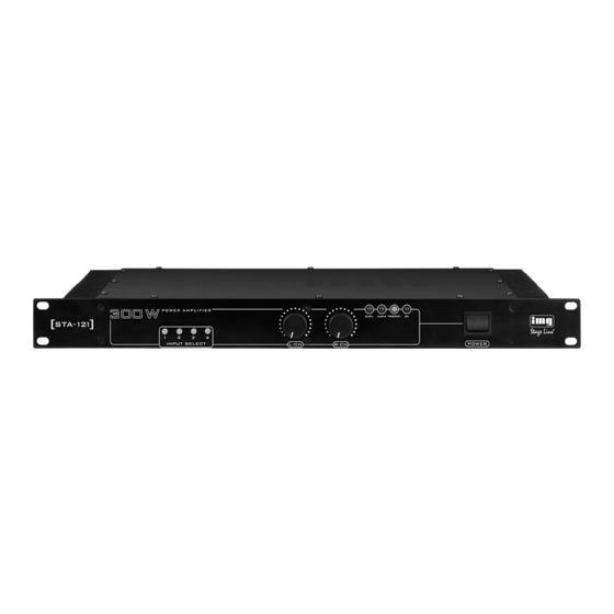 IMG STAGELINE STA-121 Bedienungsanleitung