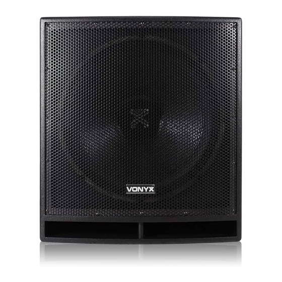 VONYX SWP Serie Bedienungsanleitung