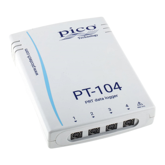 PICO PT-104 Benutzerhandbuch