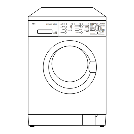 AEG Electrolux 12710 turbo lavamat Benutzerhandbuch