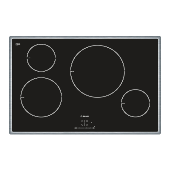 Bosch PIL845B17E Kurzanleitung
