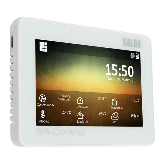 Salda SA-Control Schnellstartanleitung