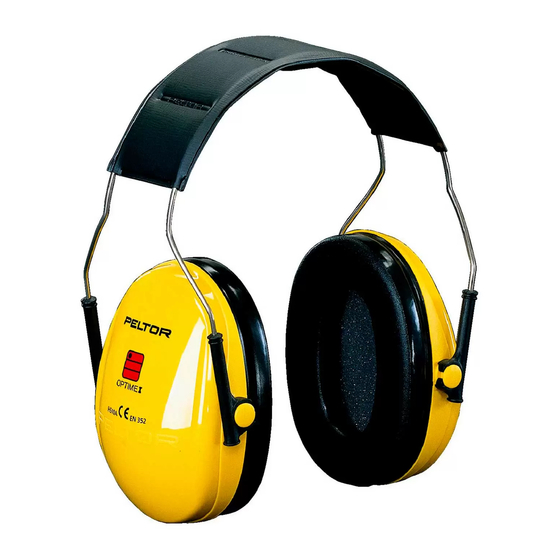 3M Peltor Optime I H510 Serie Bedienungsanleitung