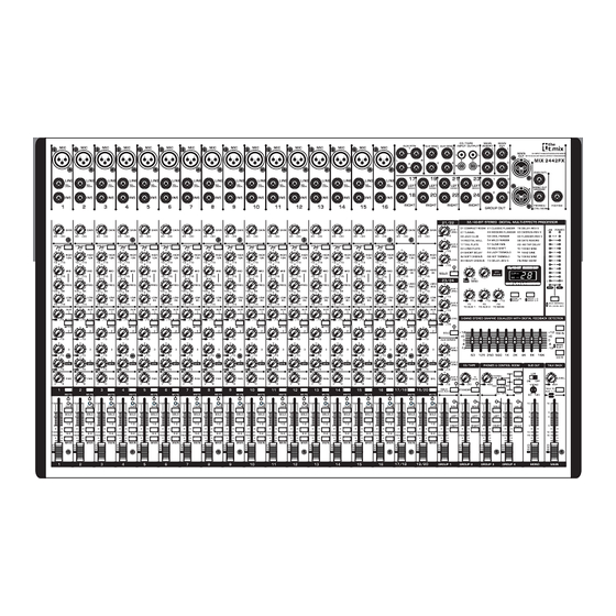 The t.mix MIX2442FX Benutzerhandbuch