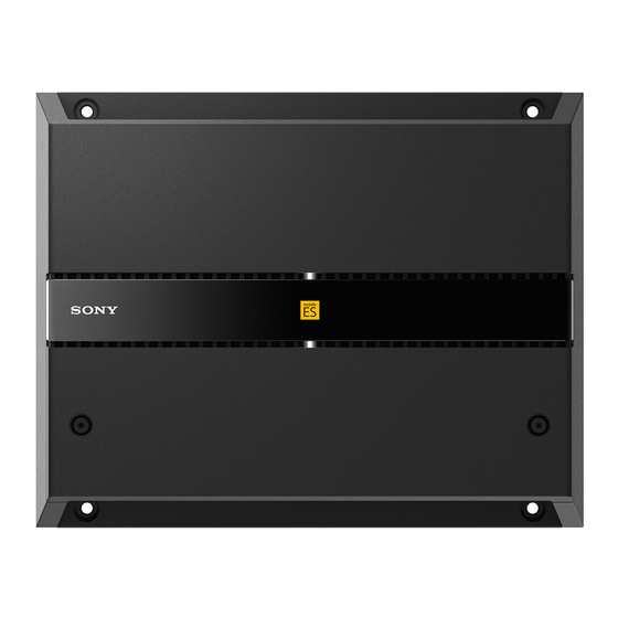 Sony XM-4ES Bedienungsanleitung