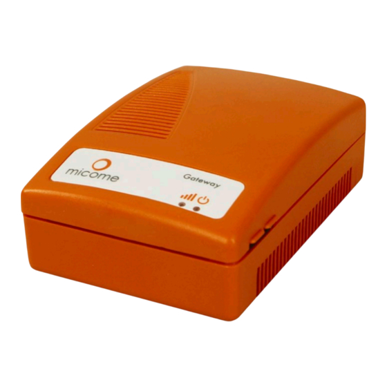 micome ITGSM4002 Betriebshandbuch