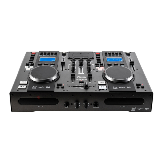 Sirus Pro CDXS-1000 Bedienungsanleitung