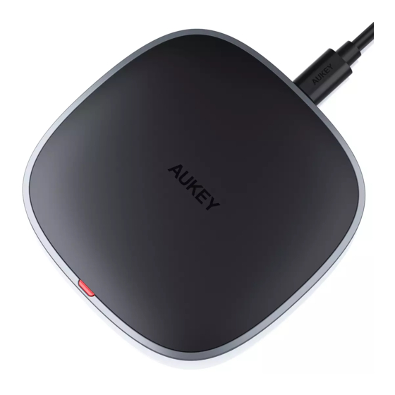 Aukey LC-C6 Graphite Lite Q 10W Bedienungsanleitung