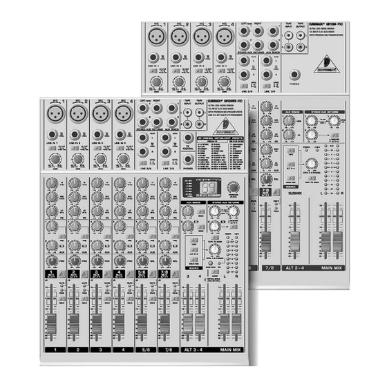 Behringer UB1204-PRO Bedienungsanleitung