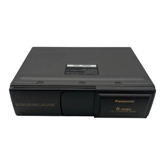 Panasonic CX-DP600EUC Service Manual