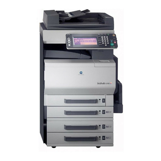 Konica Minolta bizhub C450 Bedienungsanleitung