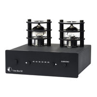 Pro-Ject Audio Systems Tube Box S2 Bedienungsanleitung