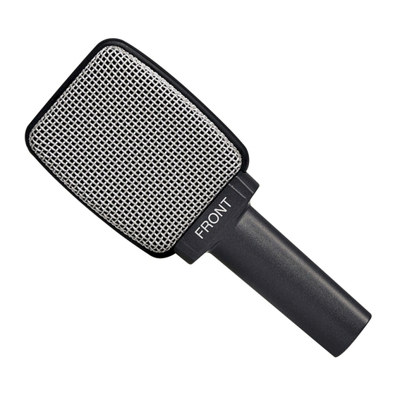 Sennheiser E606 Bedienungsanleitung