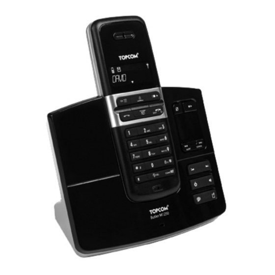 Topcom BUTLER M1250 Gebrauchsanweisung