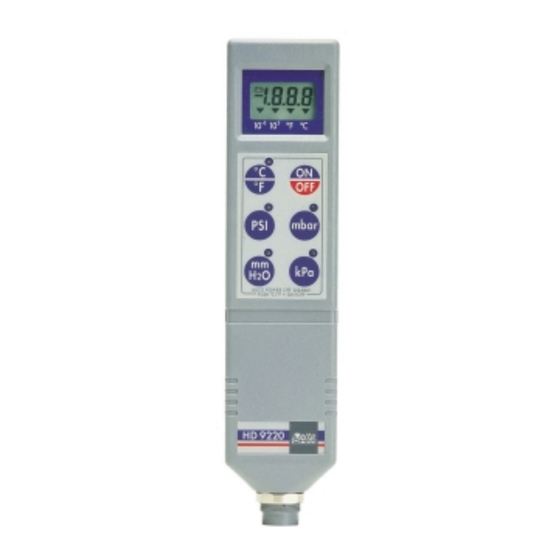 Delta HD 9220 Gebrauchsanleitung
