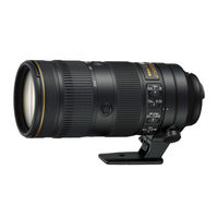Nikon AF-S NIKKOR 70-200mm f/2.8E FL ED VR Benutzerhandbuch