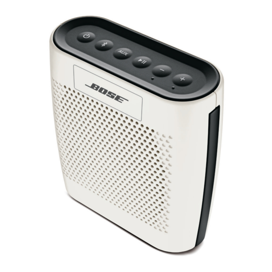 Bose SoundLink Colour Bedienungsanleitung