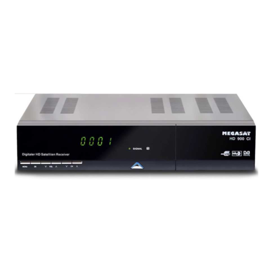 Megasat HD 900 CI Handbücher