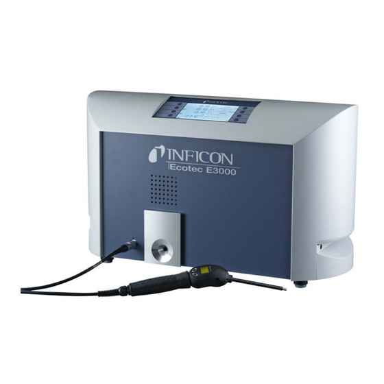 INFICON E3000 Handbuch