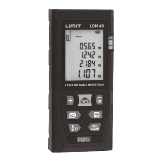 LIMIT LDM 40 Handbuch