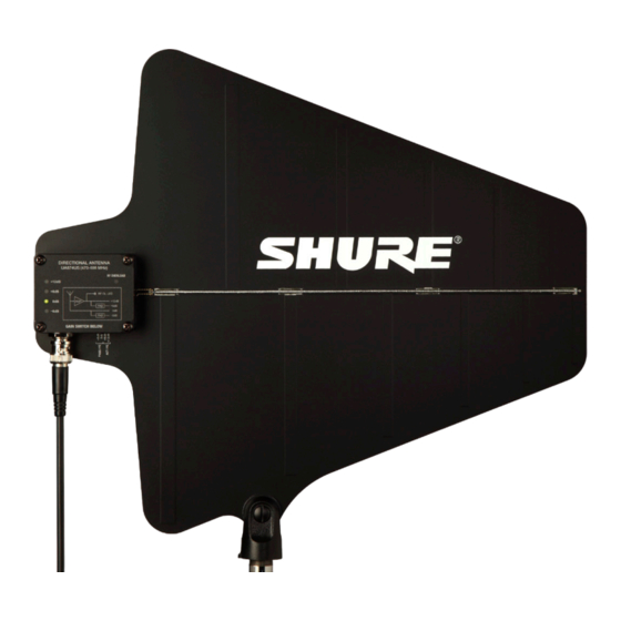 Shure UA874WB Bedienungsanleitung