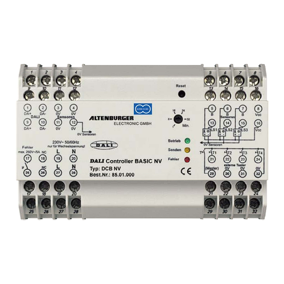 ALTENBURGER ELECTRONIC BASIC NV Bedienungsanleitung