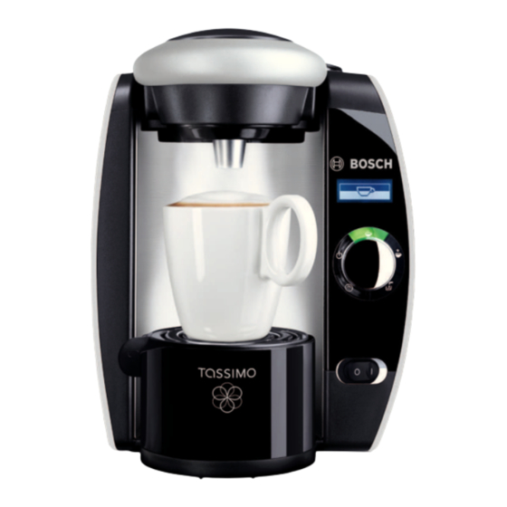 Bosch Tassimo TAS 65 serie Gebrauchsanleitung