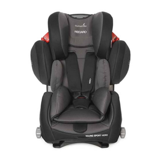 RECARO Sport HERO Reha Montageanleitung