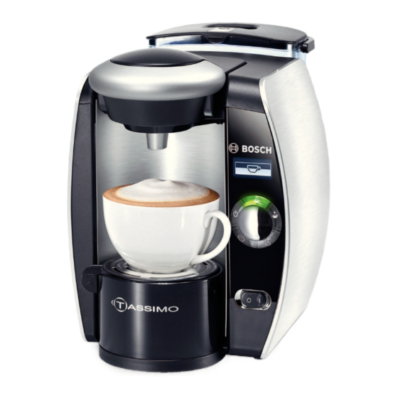 Bosch Tassimo TAS 65 serie Gebrauchsanleitung