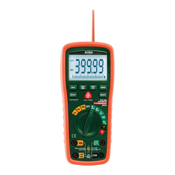 Extech Instruments EX570 Bedienungsanleitung