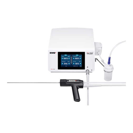 EMS SWISS LITHOCLAST TRILOGY Gebrauchsanweisung