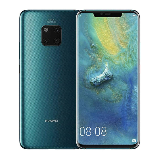 Huawei Mate 20 Pro Schnellstartanleitung