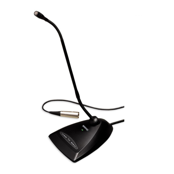 Shure MX400D Bedienungsanleitung