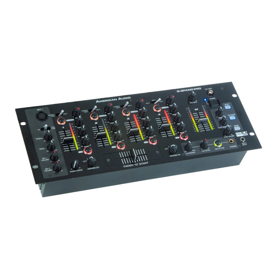 American Audio Q-Spand Pro Bedienungsanleitung