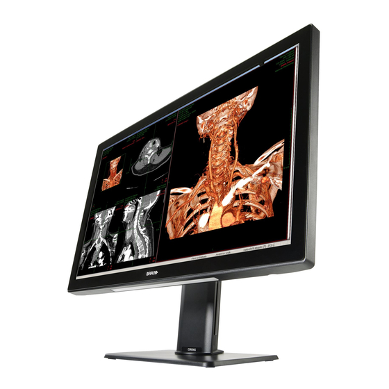Barco Coronis Fusion 4MP Bedienungsanleitung