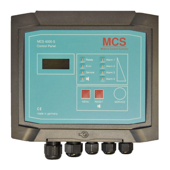 MCS 4000-S Bedienungsanleitung