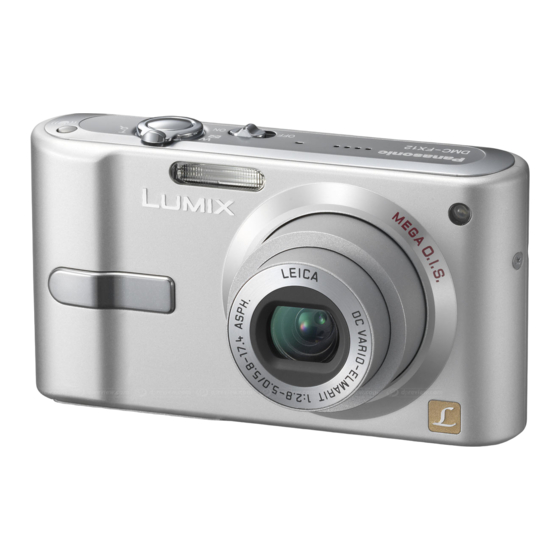 Panasonic DMC-FX12 Bedienungsanleitung