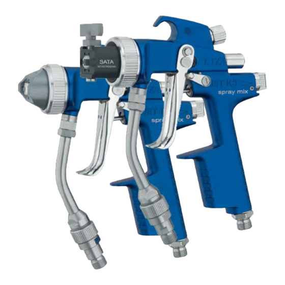 SATA jet K3 spray mix Betriebsanleitung