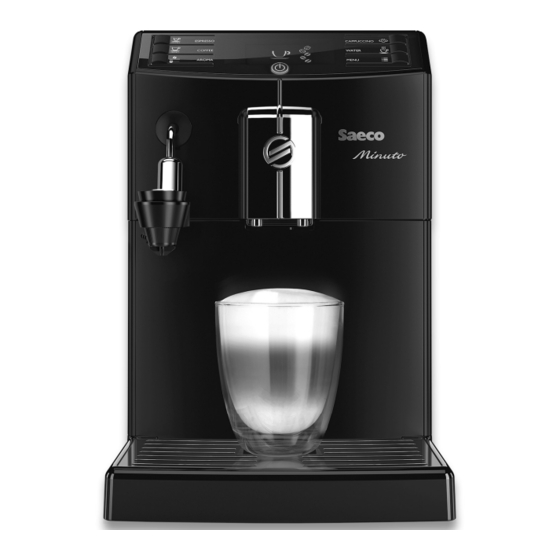 Saeco Minuto HD8762 Schnellstartanleitung